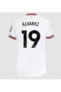 Fotbalové Dres West Ham United Edson Alvarez #19 Venkovní Oblečení 2023-24 Krátký Rukáv